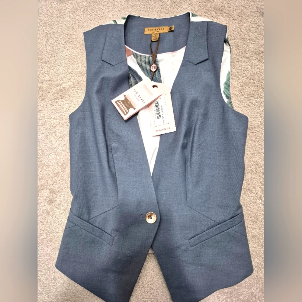 Ted Baker London Blue Vest Top